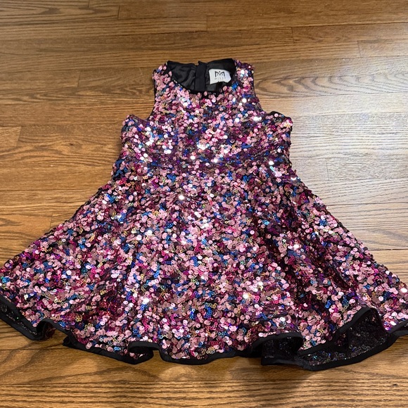 NWT Milly Multicolor Sequin Dress Size 6